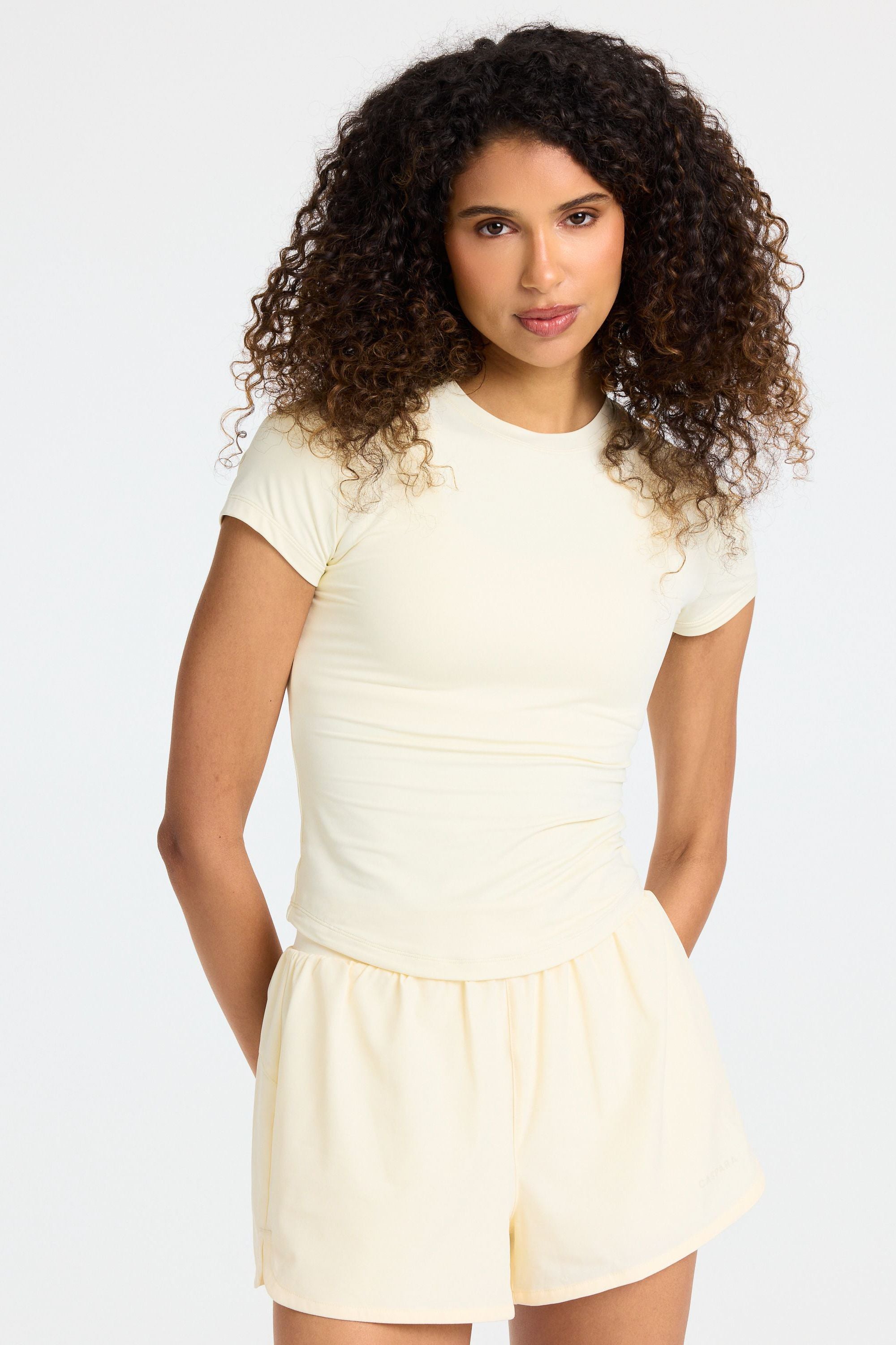 Cloudform® Short Sleeve Top - Butter Yellow